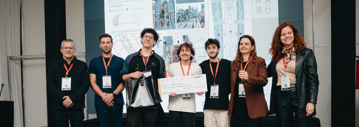 Alunos do curso de Arquitetura e Urbanismo da PUC Minas Poços de Caldas conquistam pódio em Maratona de Projetos do CAU/MG